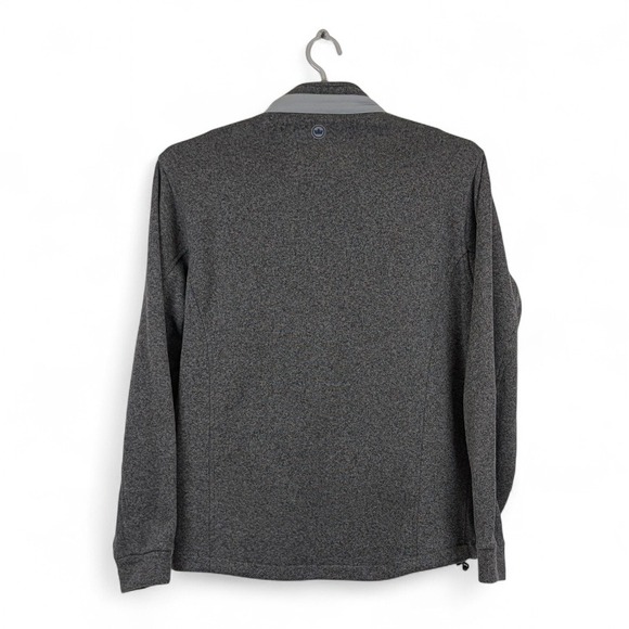 Peter Millar Condor Sweater Fleece Jacket Mens Large Gray Crown Sport Full Zip - Picture 4 of 10